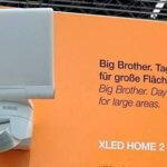 Steinel, XLED Home 2, Sensor Strahler, orange, weiß, Wand