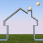 RWE Heizkosten sparen, Geld, Haus, Draussen, Smart Home