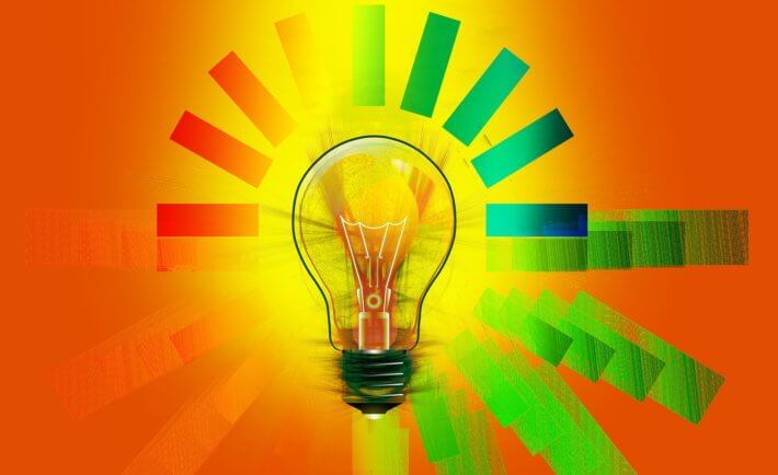 Energiesparen, Smart Home, Glühbirne, Farben, Bunt,