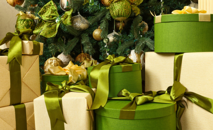 smarte Weihnachtsgeschenke Weihnachtsbaum grüne Weihnachtsgeschenke