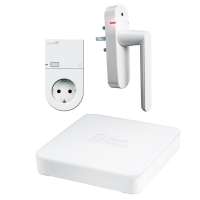 Smart Friends Box Smart Home Gateway inkl Funk-Steckdose und Funk-Alarmgriff weiß Alarmanlage Sensor