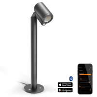 Steinel LED Wegeleuchte Spot Way Sensor, Bluetooth Connect, Aluminium, 7 W, Anthrazit