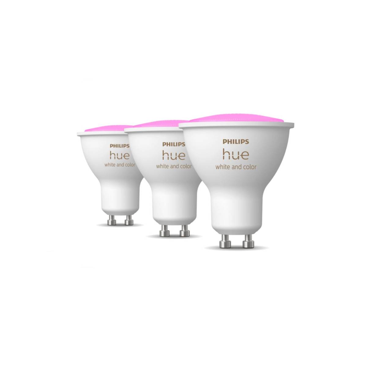 Dein Color dimmbar Philips GU10 Onlineshop | | oder Sprache White GU10 Ambiance via Home App and Smart Spots | Licht RGBW Hue | Dreierpack per LED your-smarthome Leuchtmittel |