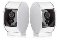 Somfy Indoor Kamera mit automatischer Blende 2er-Set Weiß | 130° Weitwinkel | Live-Stream | Full-HD