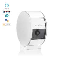 Somfy Indoor Kamera mit automatischer Blende | 130° Weitwinkel Sicherheitsüberwachung Weiß