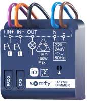 Somfy Licht-Empfänger Izymo Unterputz | Ein- und Ausschalten | Dimmen | IP 20 | TaHoma kompatibel